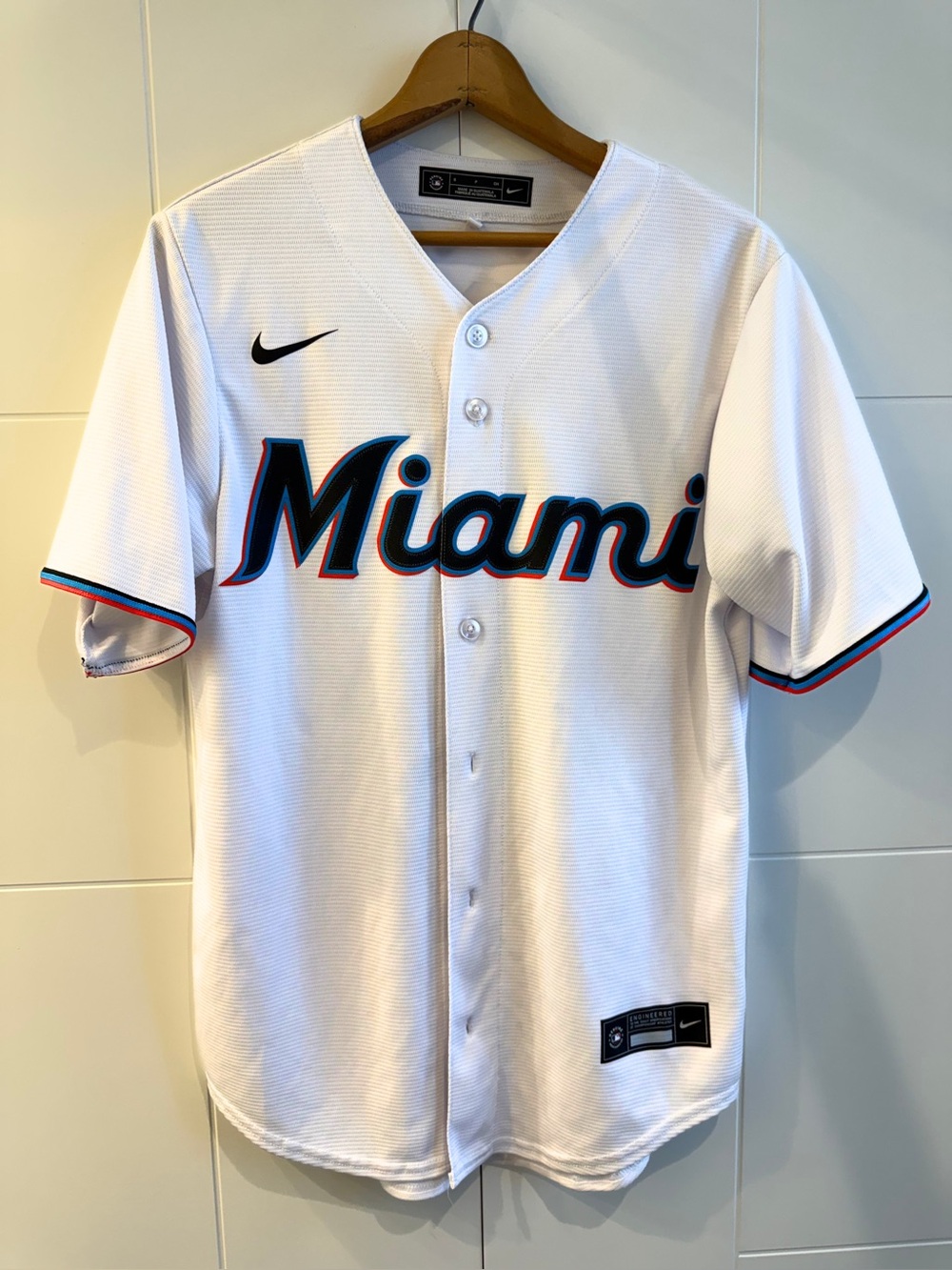 Nike Miami Marlins Jazz Chisolm Jr. Home Jersey - Men’s Small